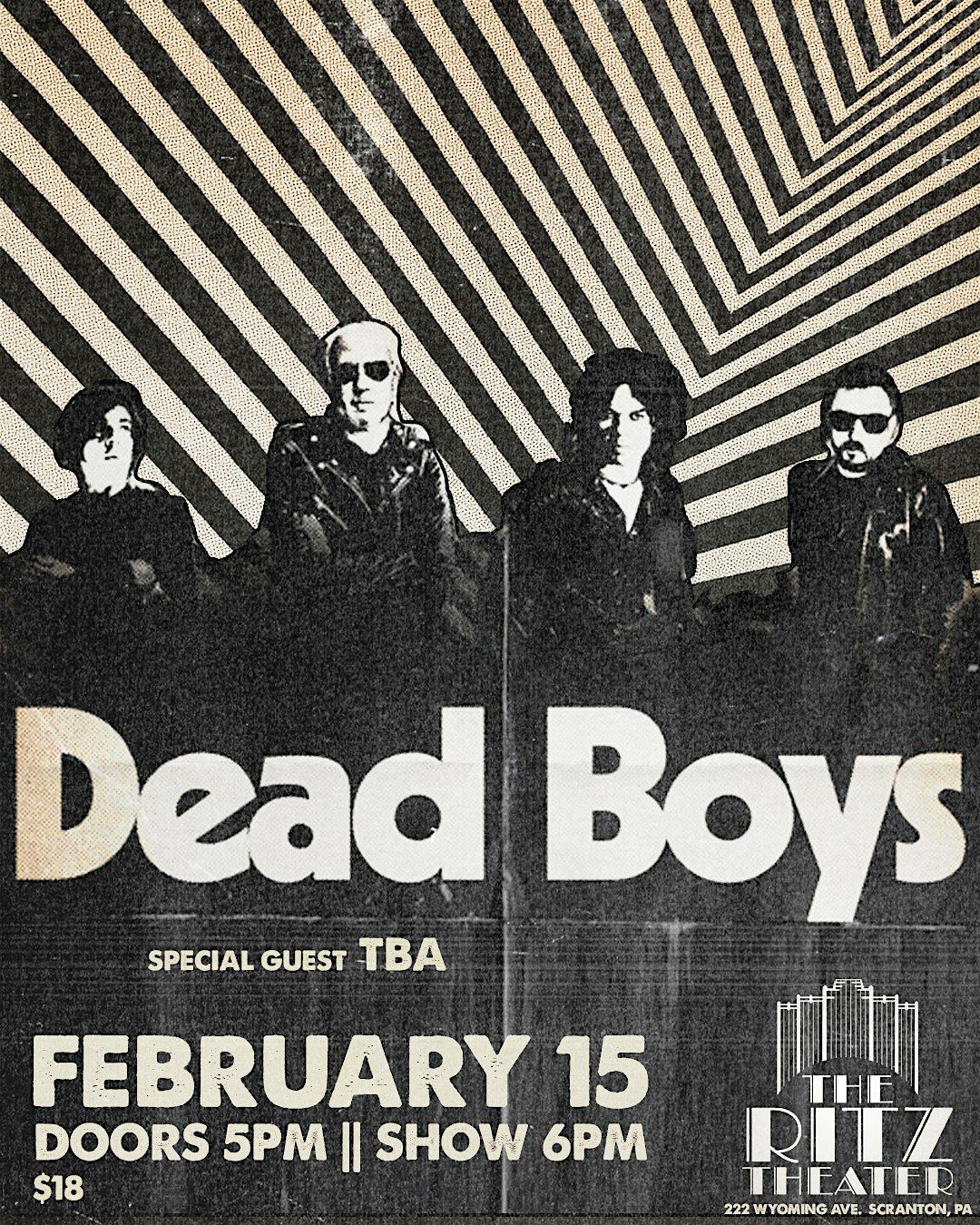 Dead Boys, 15 February | Event in Scranton | AllEvents