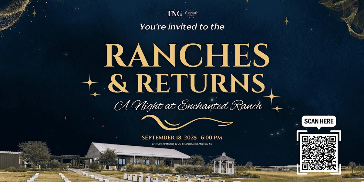 Ranches and Returns: A Night At Enchanted Ranch, 18 October | Event in San Marcos | AllEvents