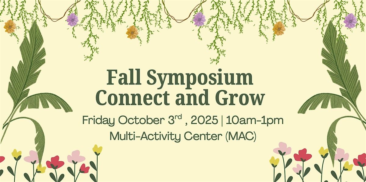 Fall Symposium 2025 - Student Registration, 3 October | Event in San Luis Obispo | AllEvents