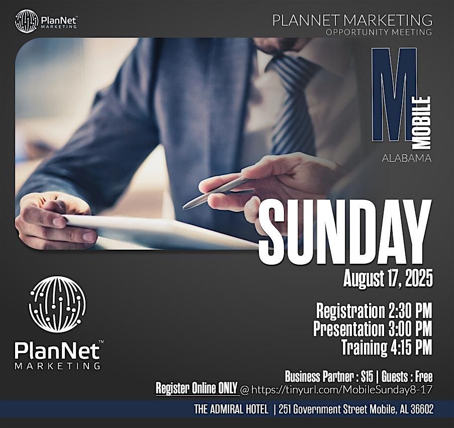 PlanNet Marketing MOBILE, 17 August | Event in Mobile | AllEvents