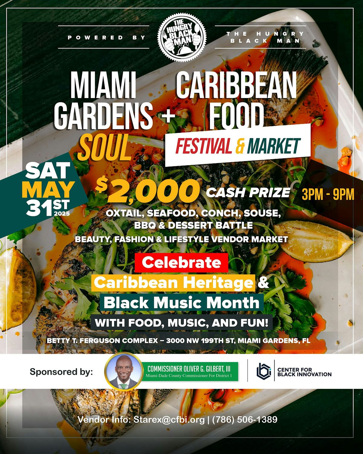 Miami Gardens Soul + Caribbean Food Festival & Market, 31 May | Event in Miami Gardens | AllEvents