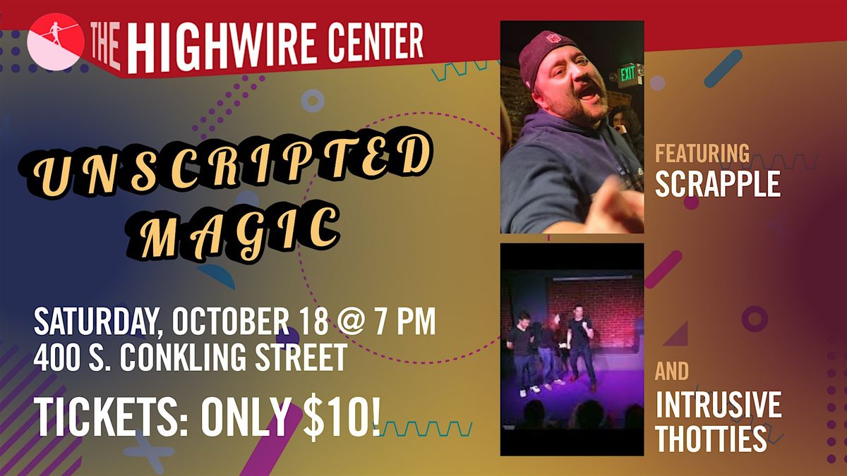 Unscripted Magic: Improv at The Highwire Center!, 18 October | Event in Baltimore | AllEvents