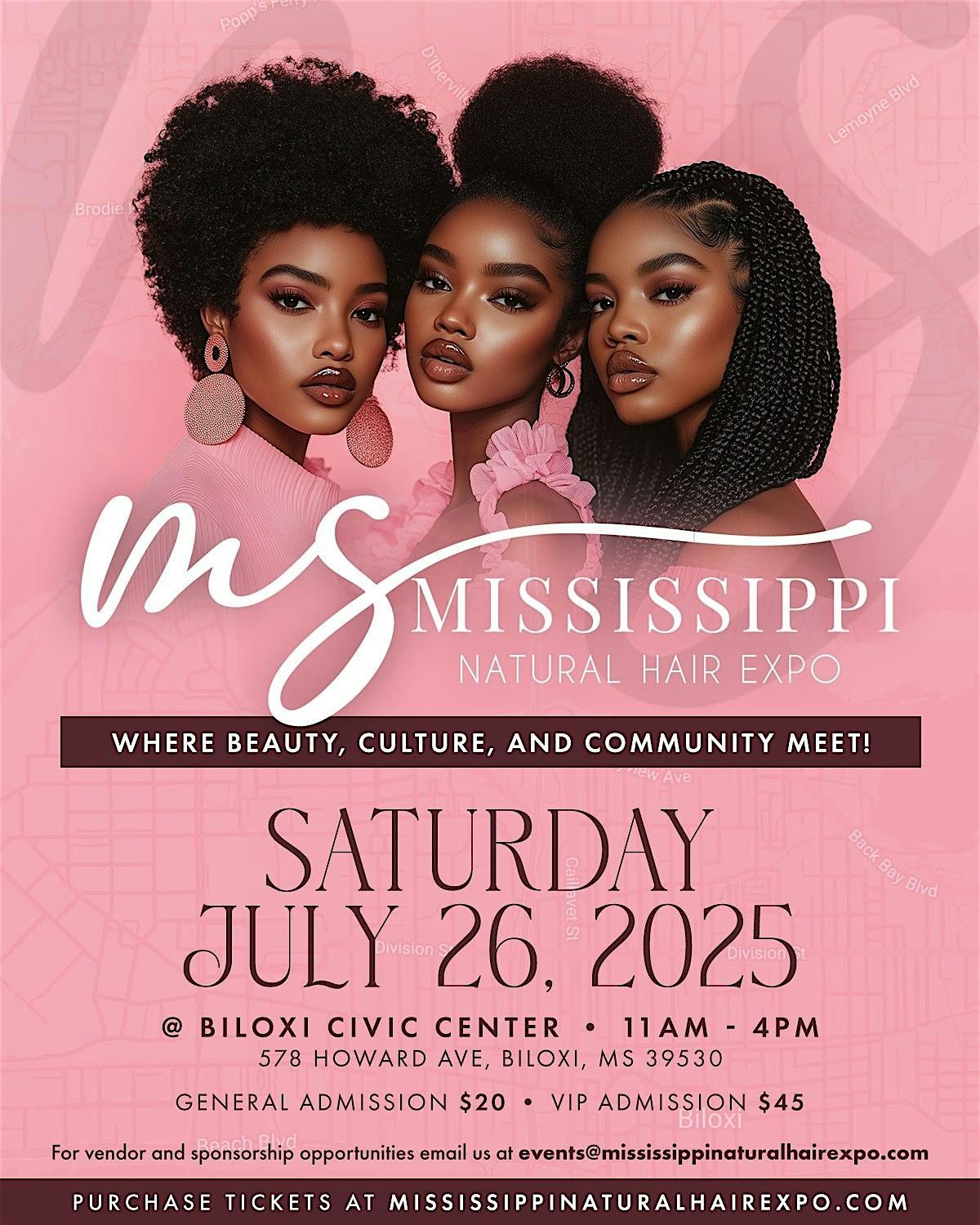 Mississippi Natural Hair Expo 2025, 26 July | Event in Biloxi | AllEvents