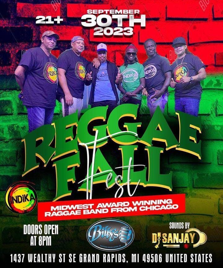 Indika Rasta Reggae FallFest @ Billys Lounge with the Indika Reggae Band, Billy's ...