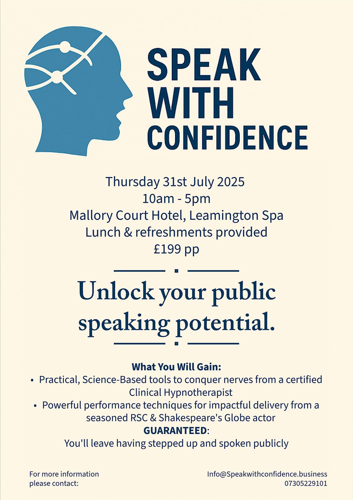 Speak With Confidence | Event in Leamington Spa | AllEvents