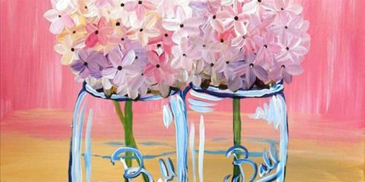Jars of Hydrangeas - Paint and Sip by Classpop!™, 24 June | Event in Pasadena | AllEvents