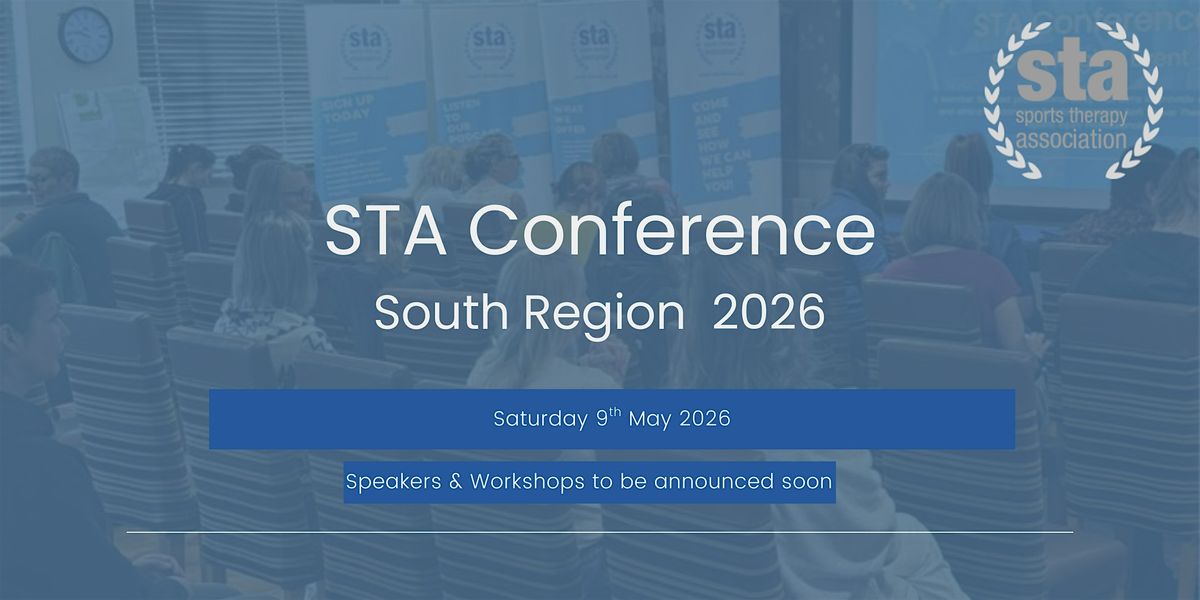 STA South Event 2026 - CPD & Networking for Sports & Physical Therapists, 9 May | Event in Ashington