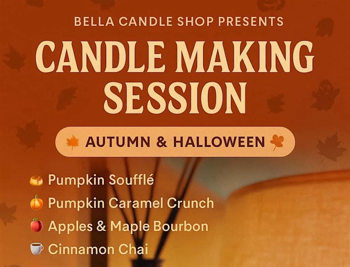 Bella’s Fall Candle Making Workshop, 21 October | Event in San Francisco | AllEvents