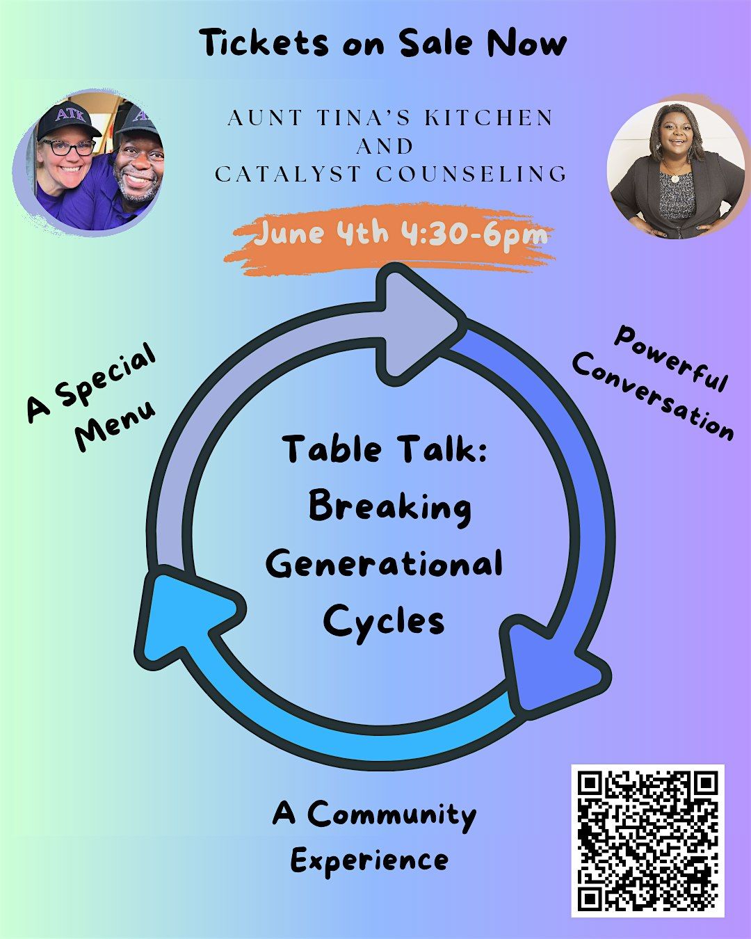 Table Talk: Growing Us Without Losing Me, 23 July | Event in Elmhurst | AllEvents