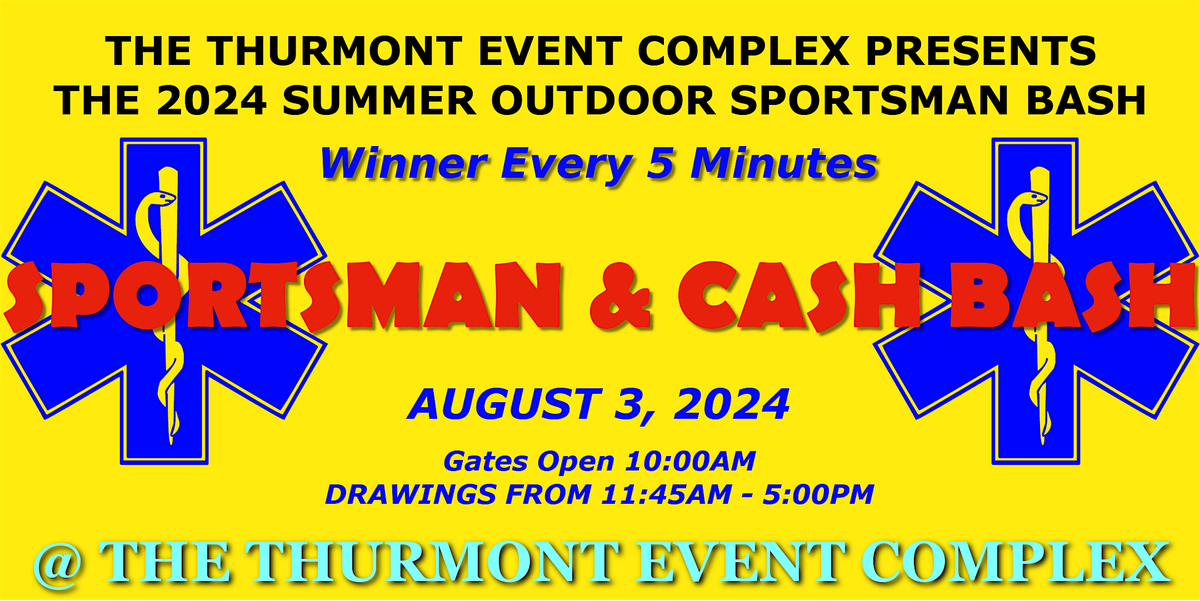 2025 Sportsman & CA$H Bash, 2 August | Event in Thurmont | AllEvents