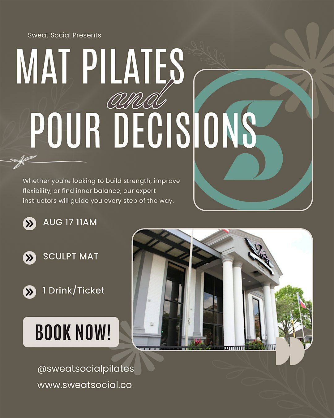 Mat & Mimosas, 17 August | Event in Katy | AllEvents