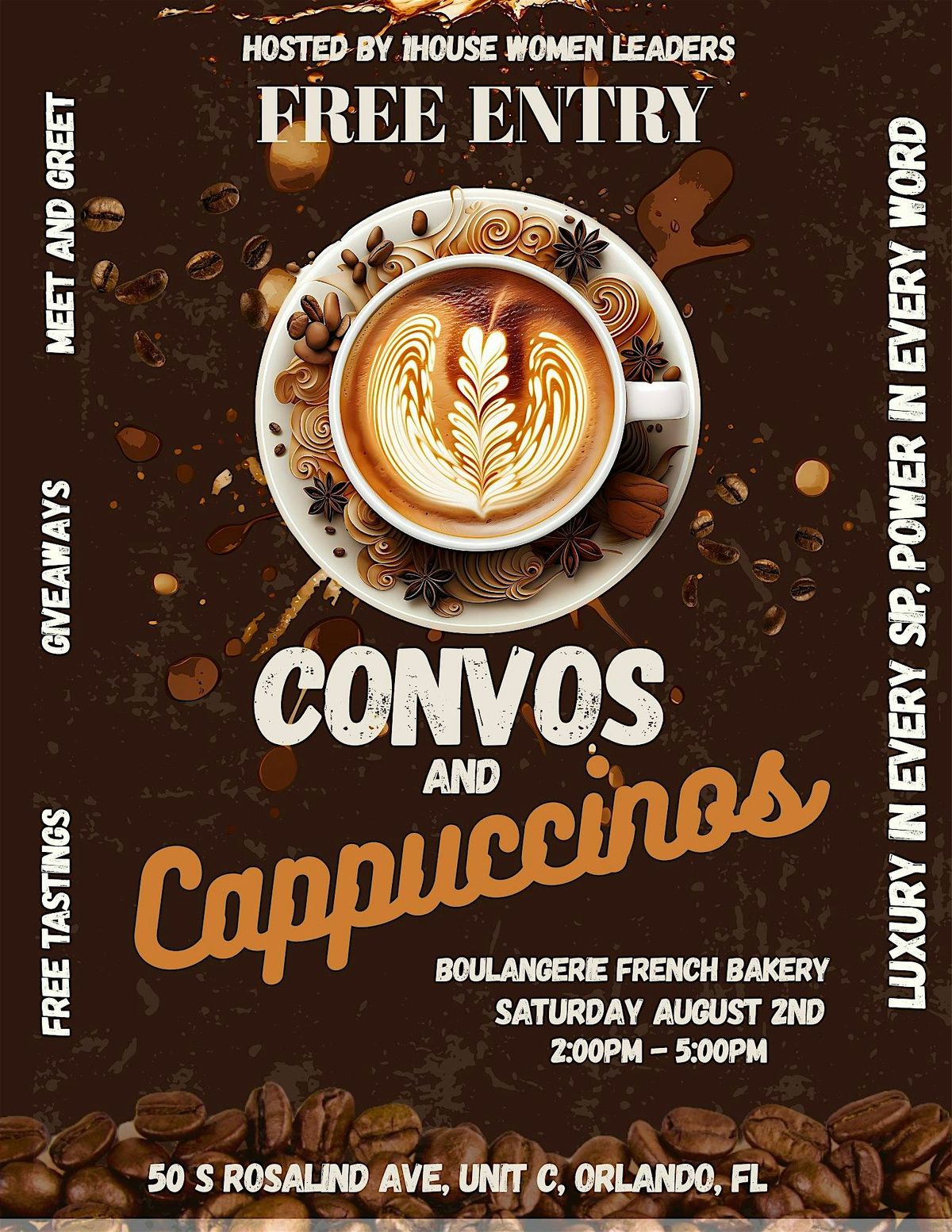Coffee, Combos & Cappuccinos: Sip, Connect & Elevate, 2 August | Event in Orlando | AllEvents