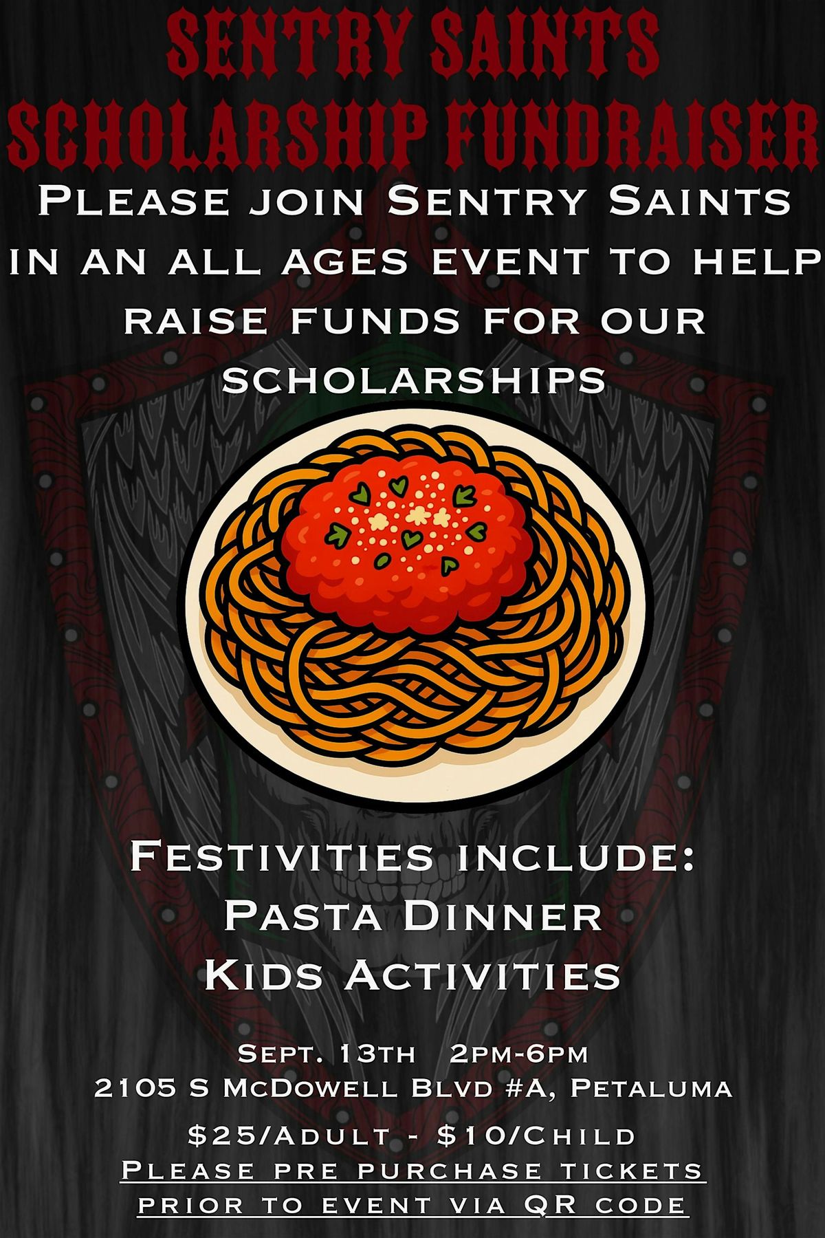 Sentry Saints Scholarship Fundraiser Dinner, 13 September | Event in Petaluma | AllEvents