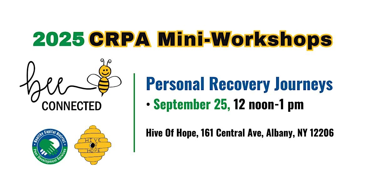 Personal Recovery Journeys, 25 September | Event in Albany | AllEvents