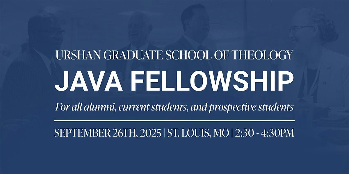 Java Fellowship 2025, 26 September | Event in St Louis | AllEvents