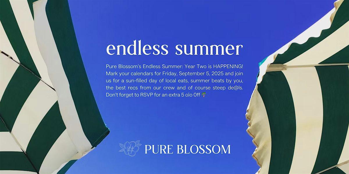 Pure Blossom’s Endless Summer & Stock Up, 5 September | Event in Pennington | AllEvents