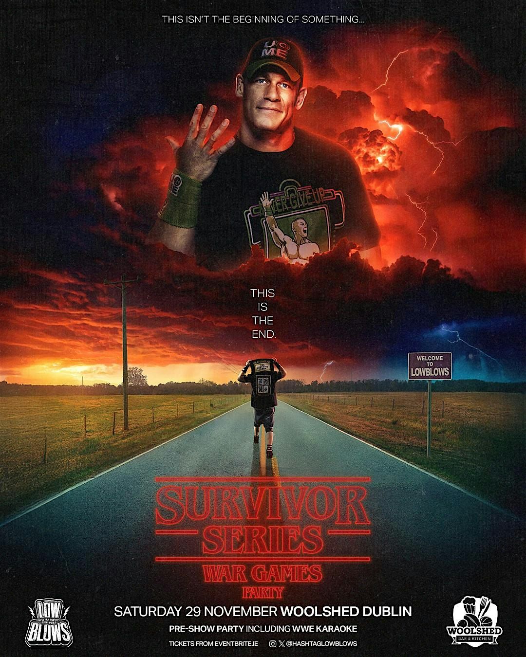 WWE Survivor Series  War Games 2025 Party in Woolshed Dublin, 29 November | Event in Dublin | AllEvents