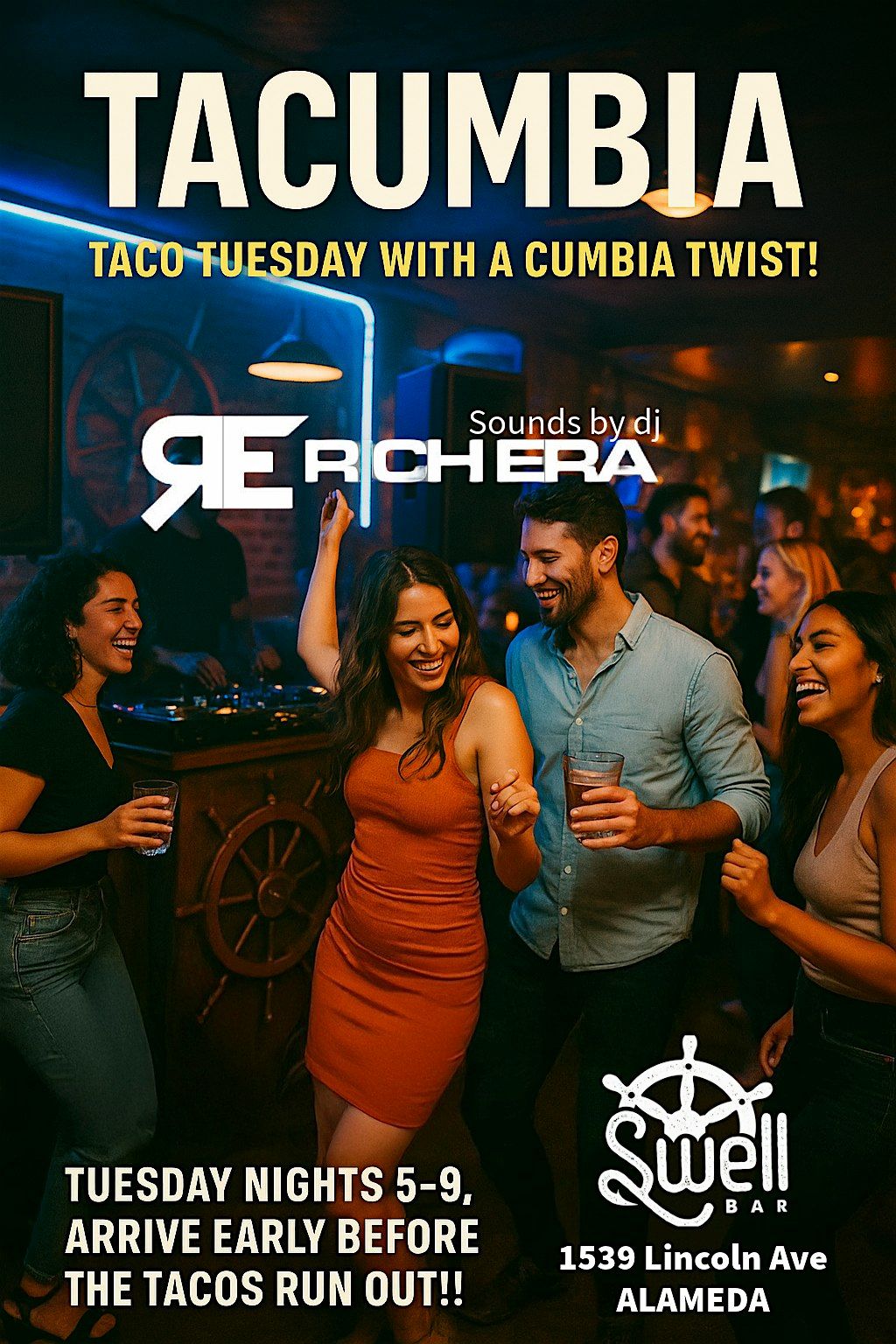 FREE! TaCumbia - Taco Tuesday w/ a Cumbia Twist!  With Dj Rich Era | Event in Alameda | AllEvents