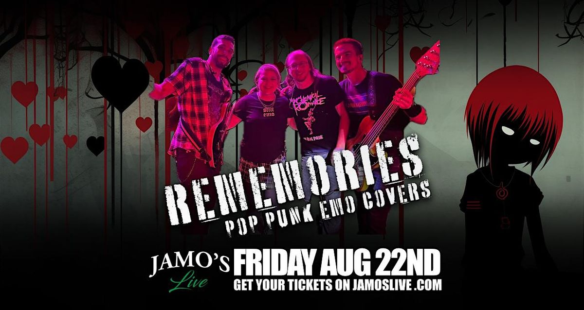 Rememories Emo Pop Punk Band at Jamo's Live, 22 August | Event in Mokena | AllEvents