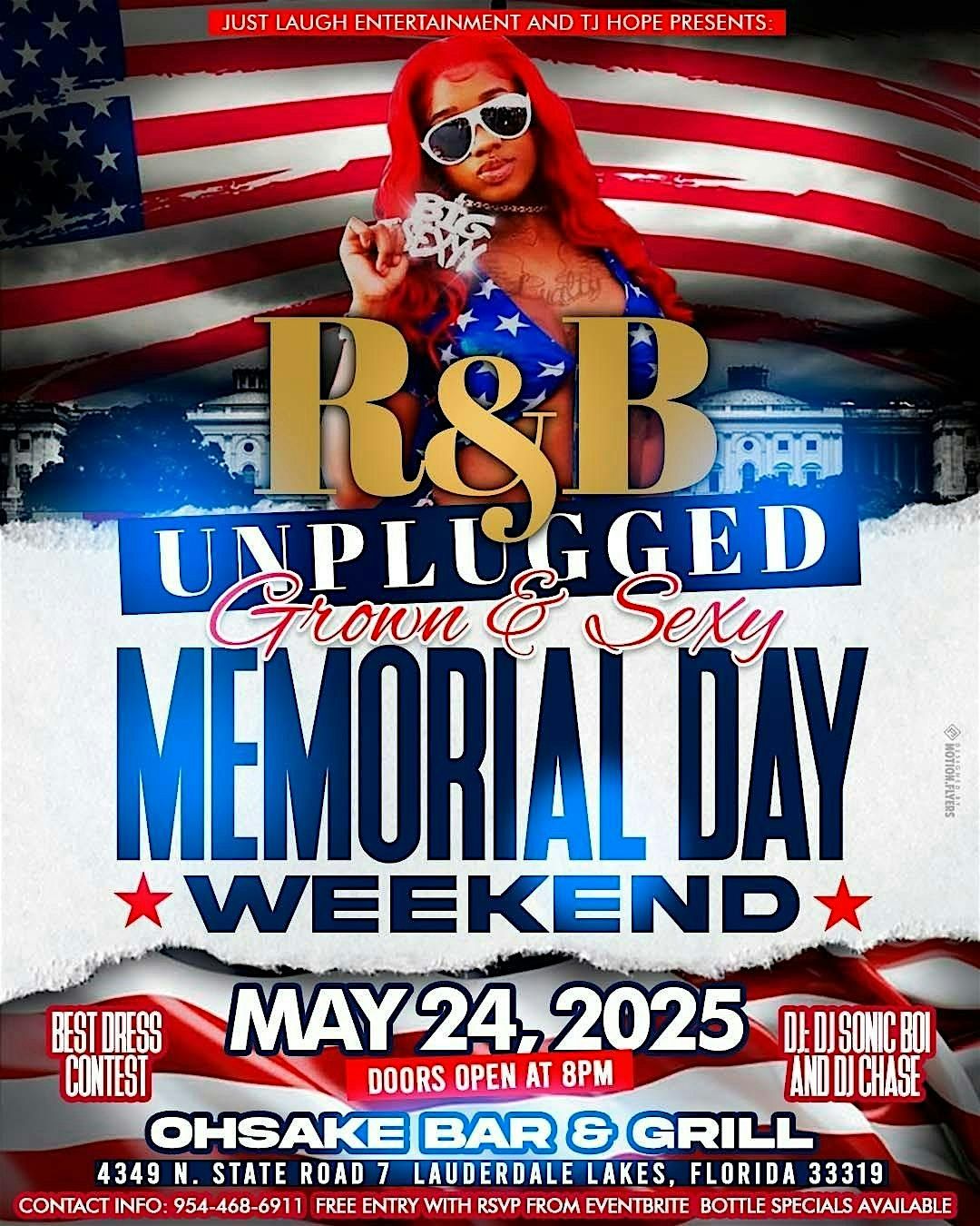 R & B Unplugged Memorial Day Weekend Grown and Sexy, 24 May | Event in Lauderdale Lakes | AllEvents