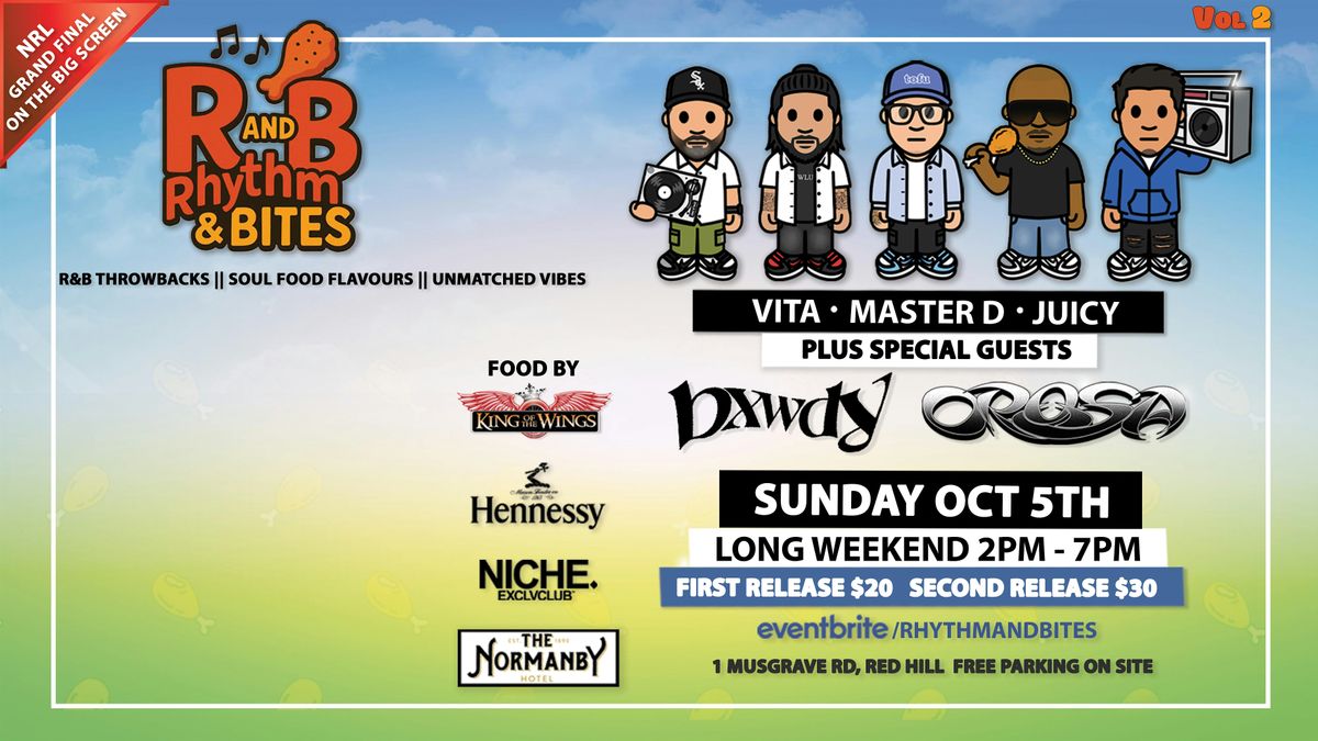 Rhythm & Bites, 5 October | Event in Red Hill | AllEvents