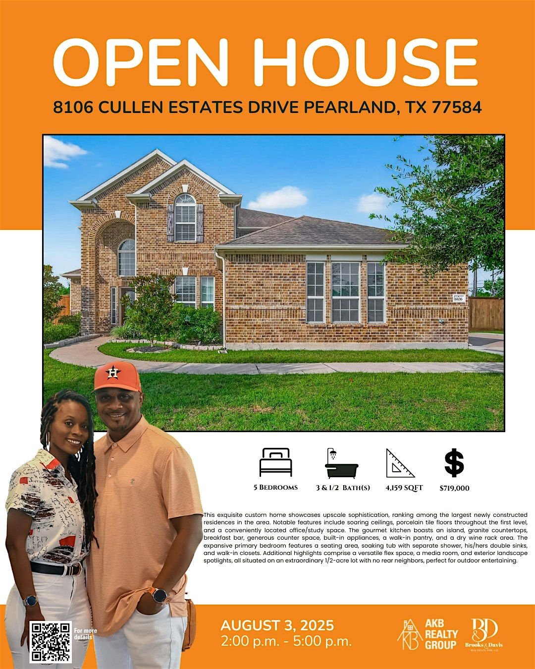 Come walk through your “one-day” home!, 3 August | Event in Pearland | AllEvents
