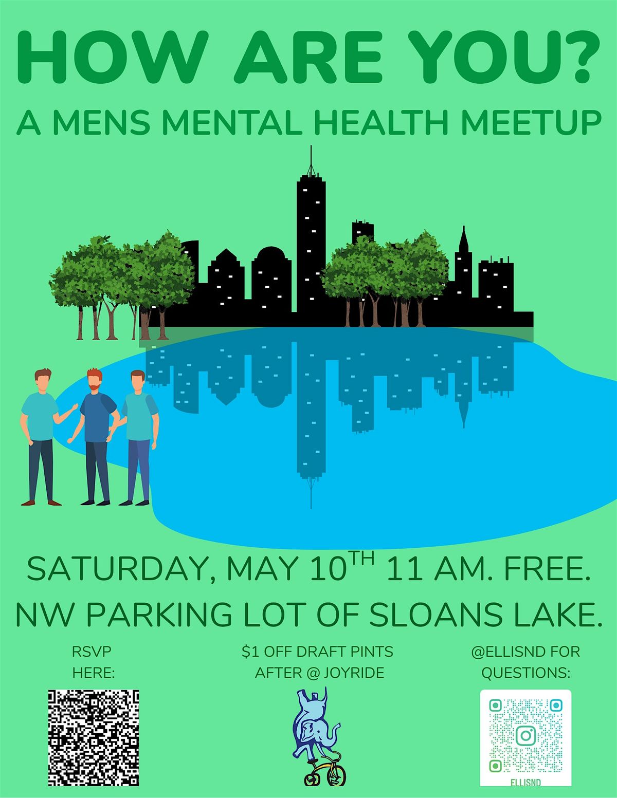 How Are You? A Men's Mental Health Meetup in June, 21 June | Event in Denver | AllEvents