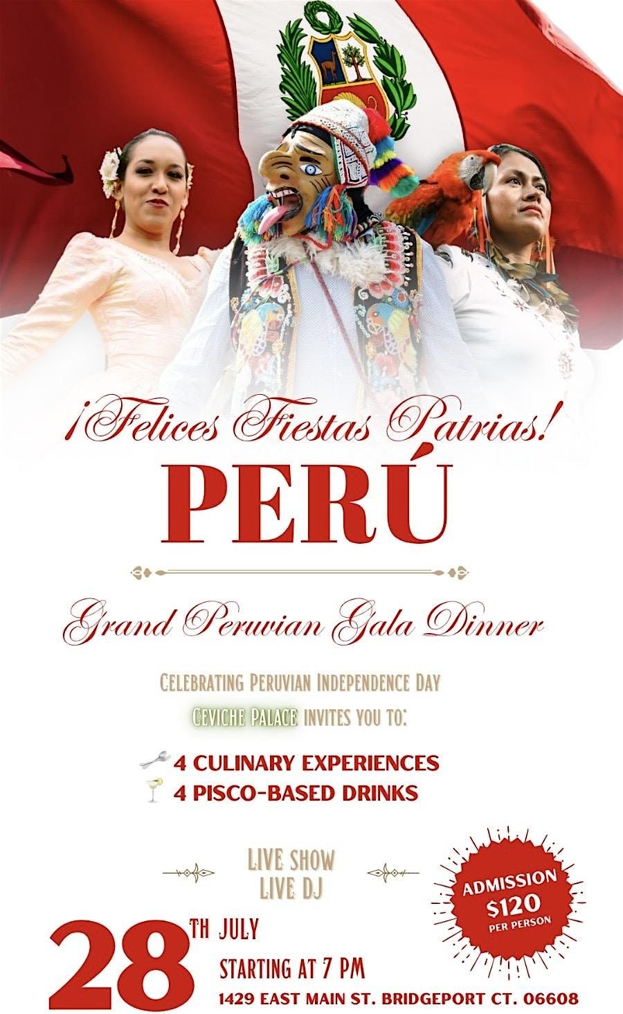 Cena De Gala, 28 July | Event in Bridgeport | AllEvents