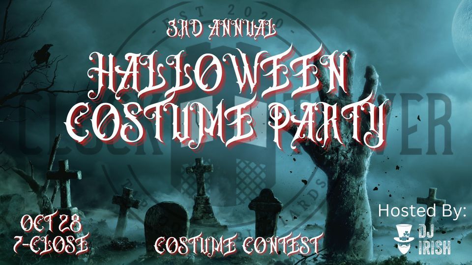 3rd Annual Halloween Costume Party, Clock Tower Taproom & Billiards