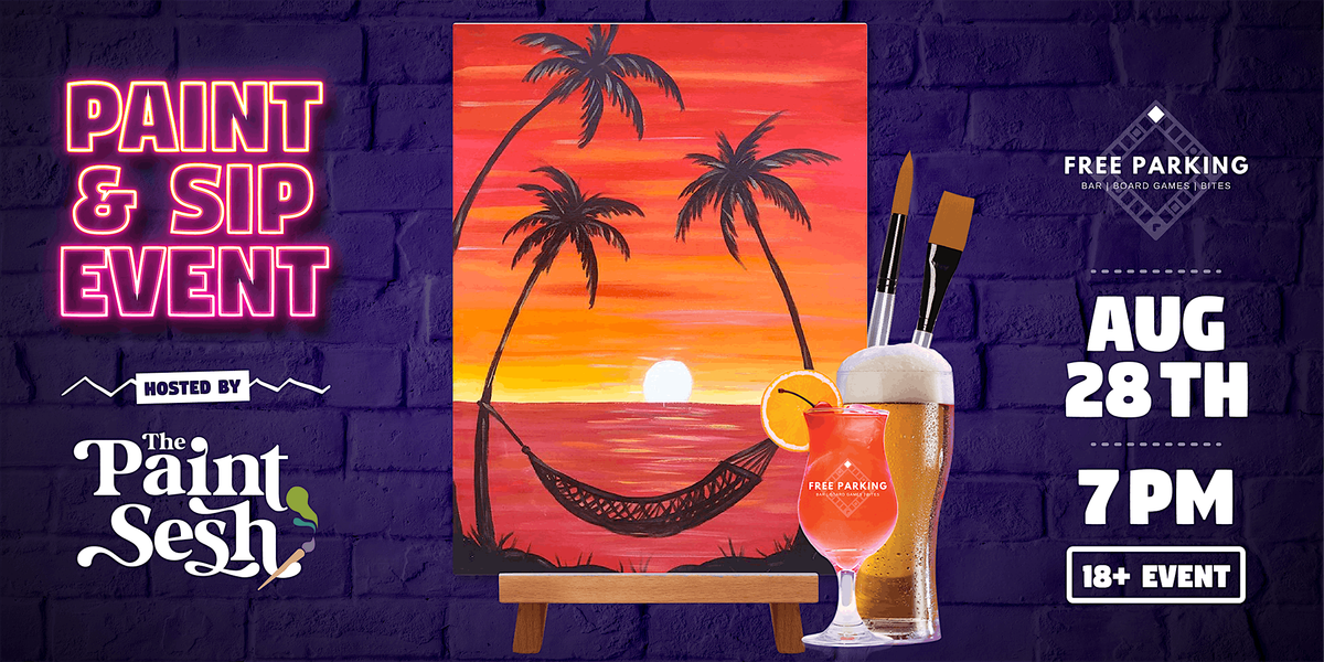 Paint & Sip Painting Event in Cincinnati, OH – “Beach Hangout”, 28 August | Event in Cincinnati
