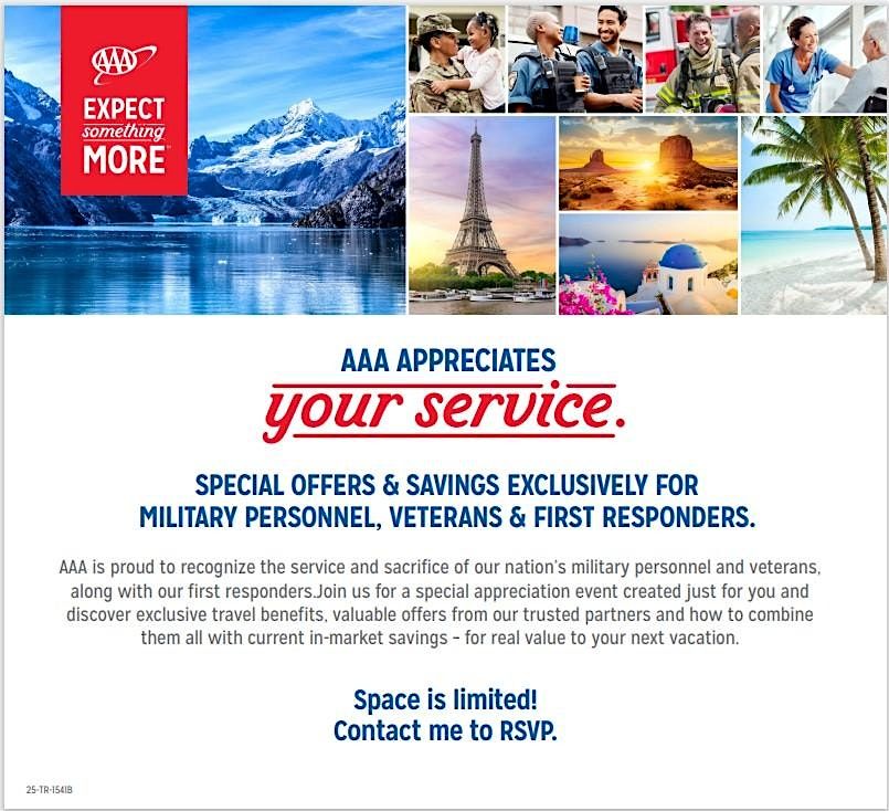 Military and First Responders Appreciation Week at AAA!, 3 November | Event in Fort Myers | AllEvents