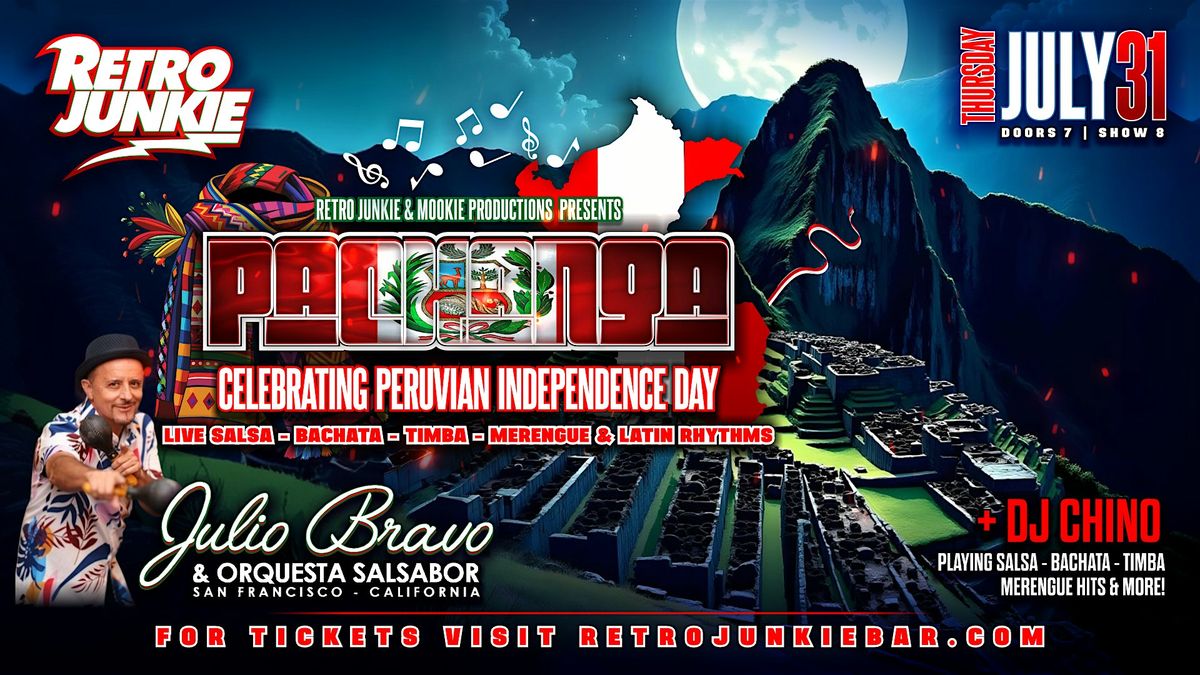 PACHANGA THURSDAY w/ Julio Bravo (LIVE Salsa Band) + DJ Chino!, 31 July | Event in Walnut Creek | AllEvents
