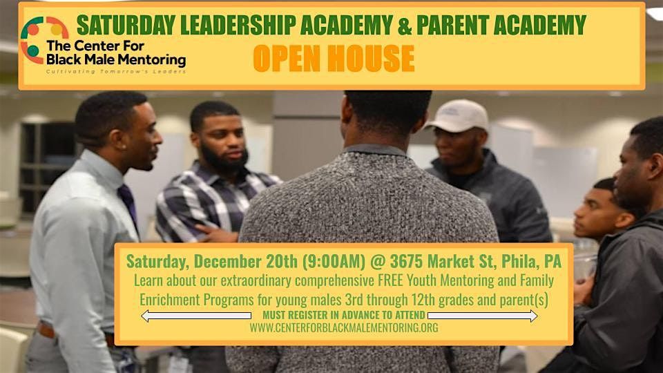 Saturday Leadership Academy & Parent Academy Open House, 20 December | Event in Philadelphia | AllEvents