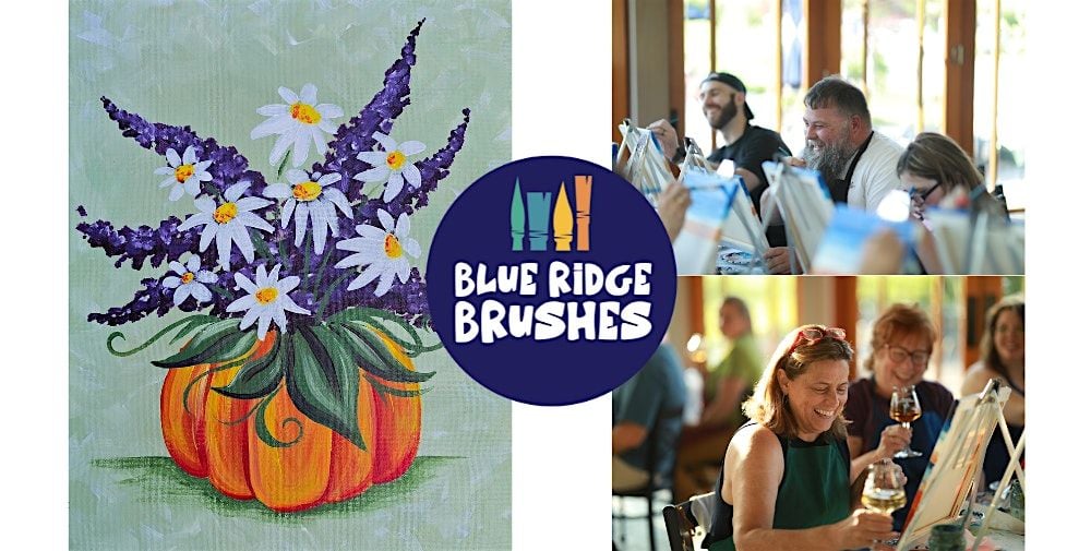 Paint + Sip: "Pumpkin Full of Daisies" at Virginia Wine Collective, 12 October | Event in Charlottesville
