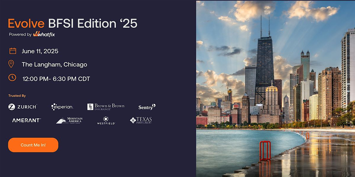Evolve BFSI, powered by Whatfix, 11 June | Event in Chicago | AllEvents
