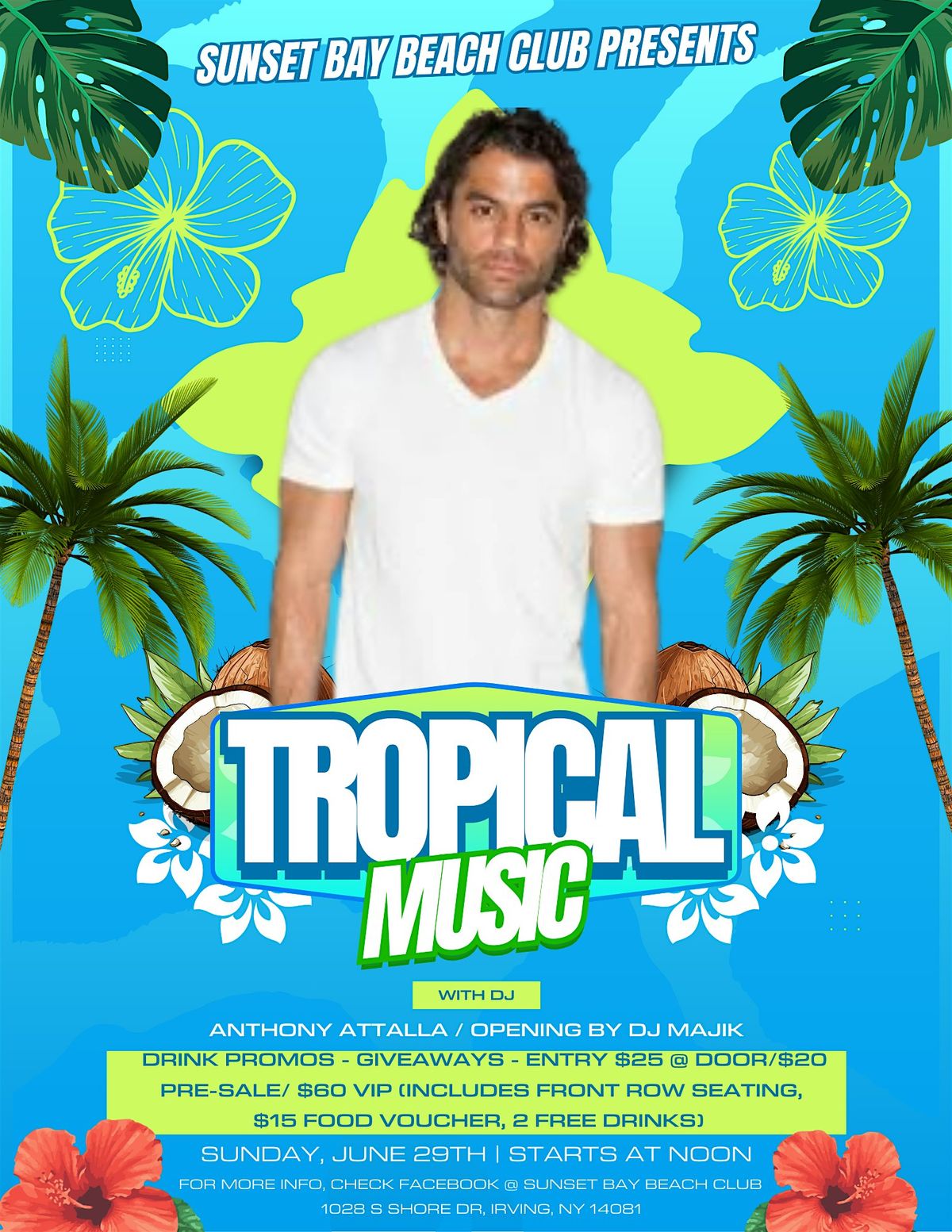Trop House Party on the Beach w/ Anthony Attalla, 29 July | Event in Irving | AllEvents