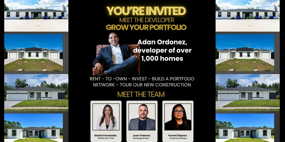 MEET THE DEVELOPER - GROW YOUR PORTFOLIO - CLOSE MORE DEALS, 23 August | Event in Port Charlotte | AllEvents