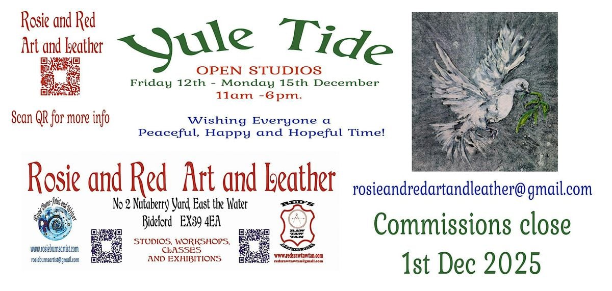YULE TIDE - Open Studios!, 12 December | Event in Bideford | AllEvents