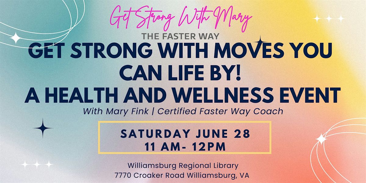 Get Strong with Moves You Can LIve By, 28 June | Event in Williamsburg | AllEvents