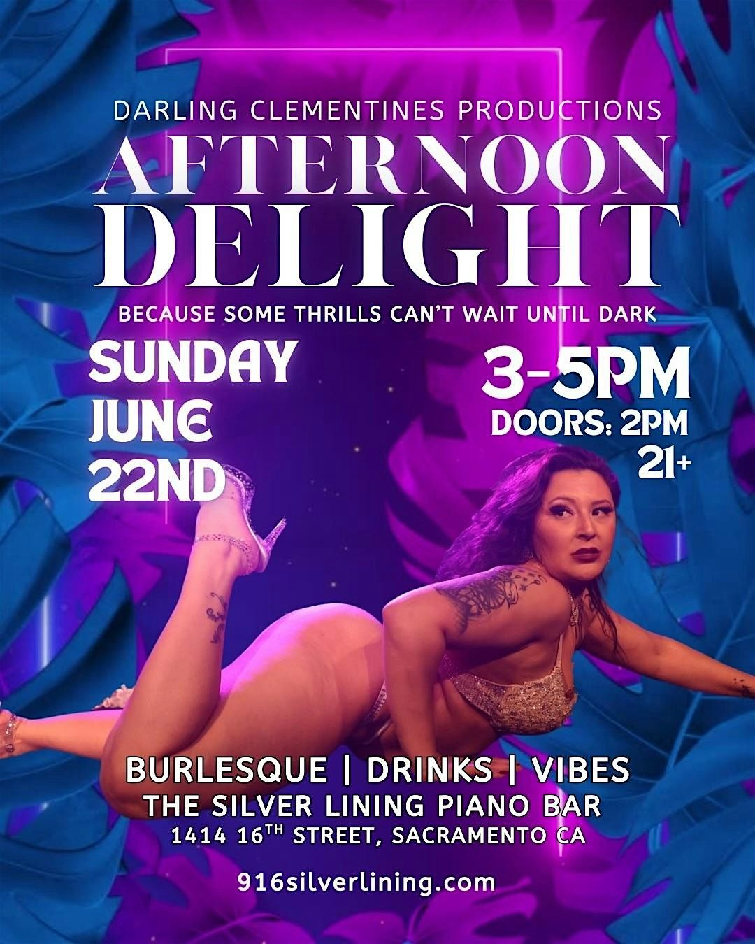 Afternoon Delight Burlesque, 15 June | Event in Sacramento | AllEvents