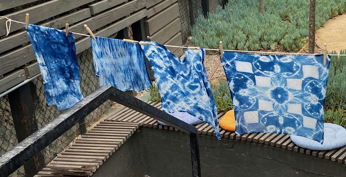 Indigo + Shibori Style Bandana Dyeing Workshop at Alder and Sage - Part 2!, 16 August | Event in Long Beach