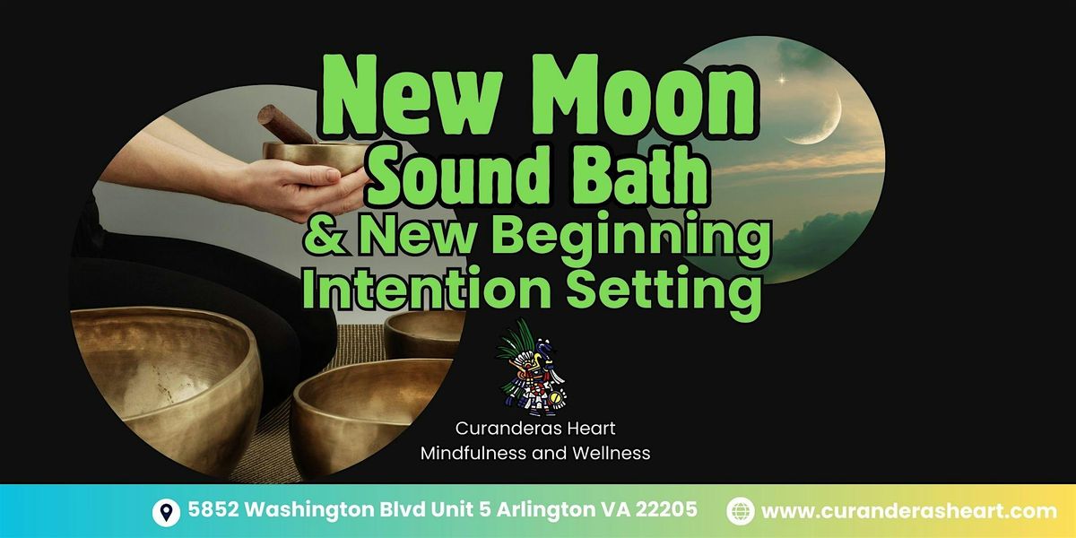 New Moon Sound Bath and New Beginning Intention Setting, 26 May | Event in Arlington | AllEvents
