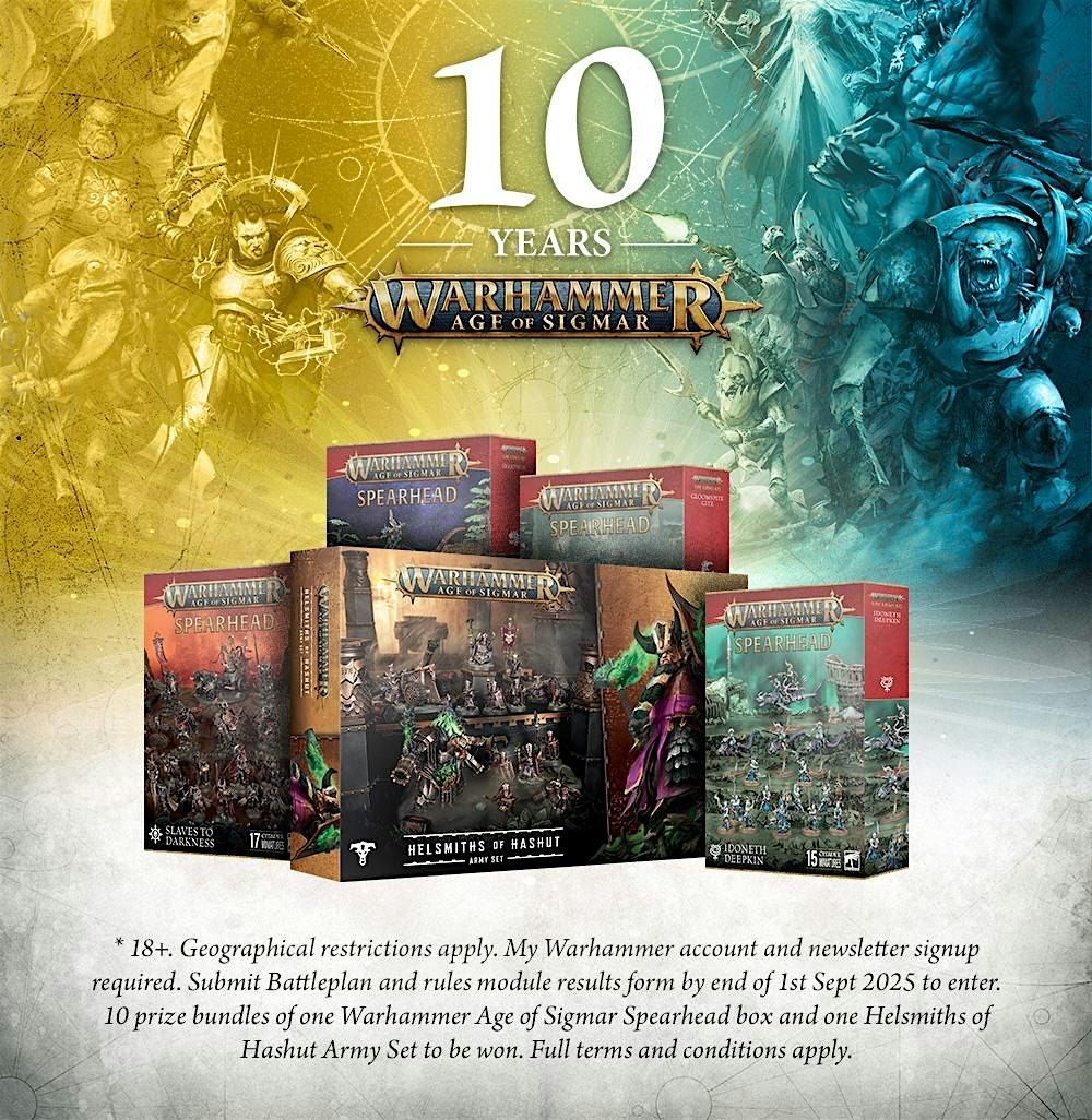 Age of Sigmar 10th Anniversary Scenario Celebration, 21 August | Event in Abingdon | AllEvents
