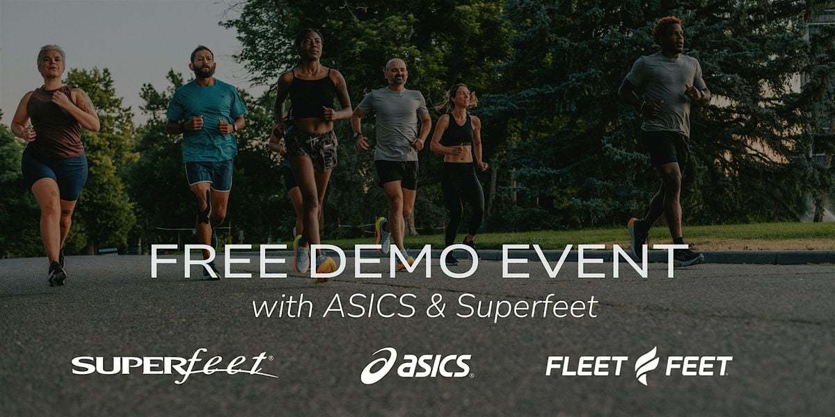 Free Demo Event with ASICS and Superfeet, 20 July | Event in Ann Arbor | AllEvents