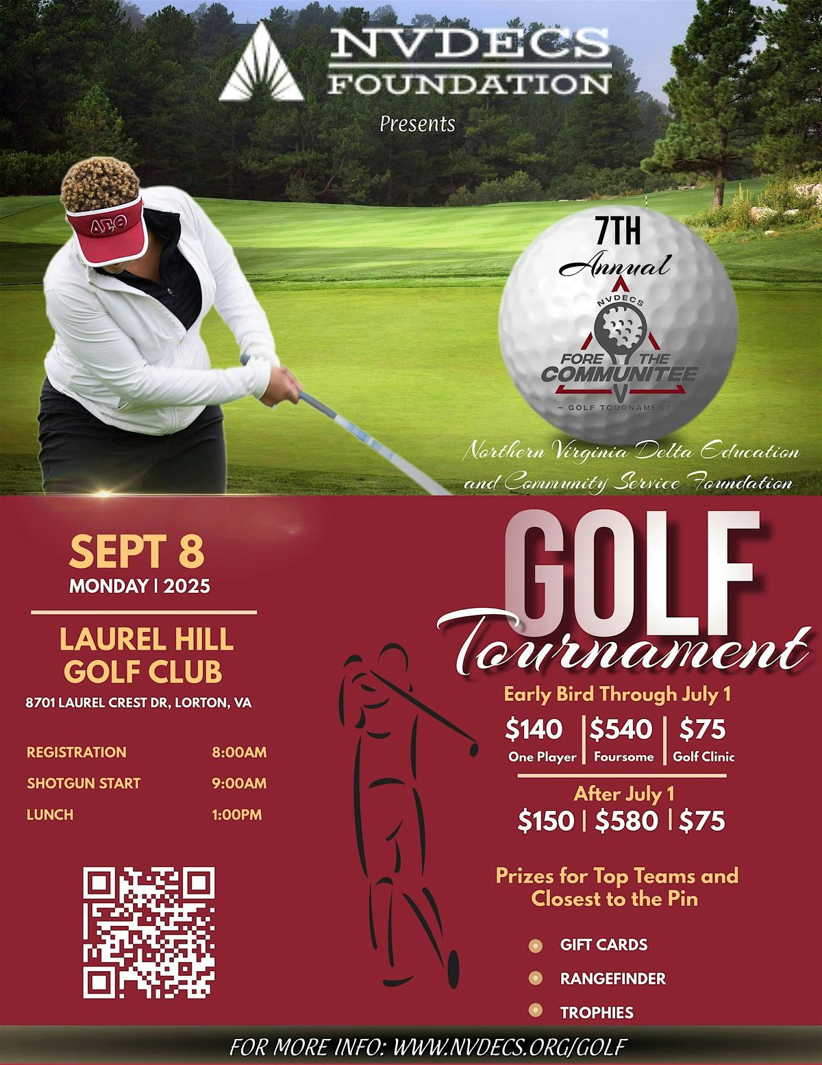 7th Annual NVDECS Fore The CommuniTee Golf Tournament, 8 September | Event in Lorton | AllEvents