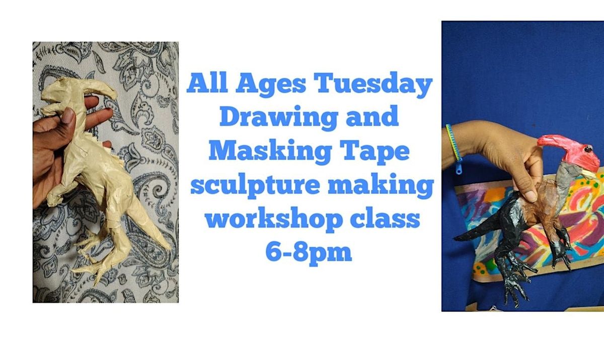 August 26th Masking Tape Clothed Figure Sculpting Class Tuesday, 26 August | Event in Queens | AllEvents