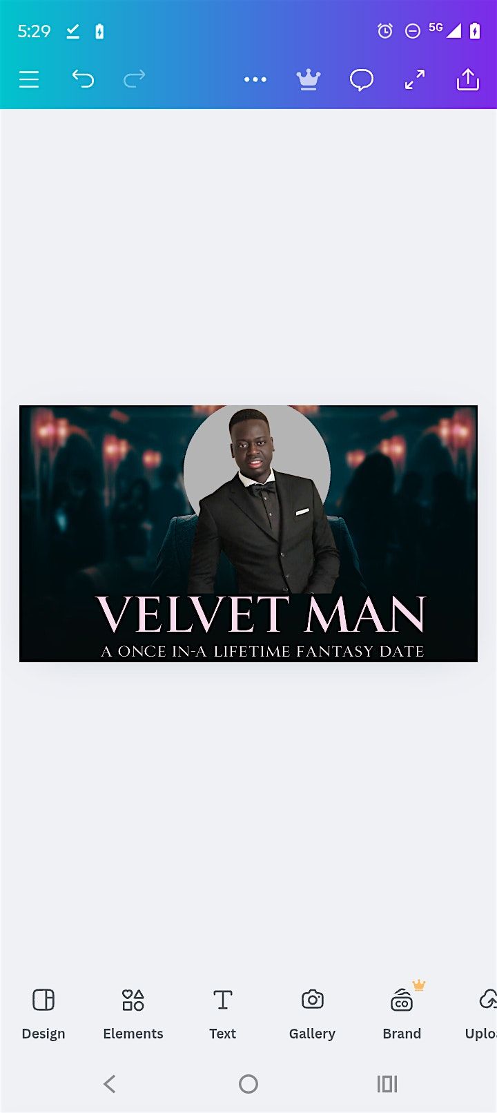 Velvet Man: A Once-in-a-Lifetime Fantasy Date, 25 October | Event in Ottawa | AllEvents