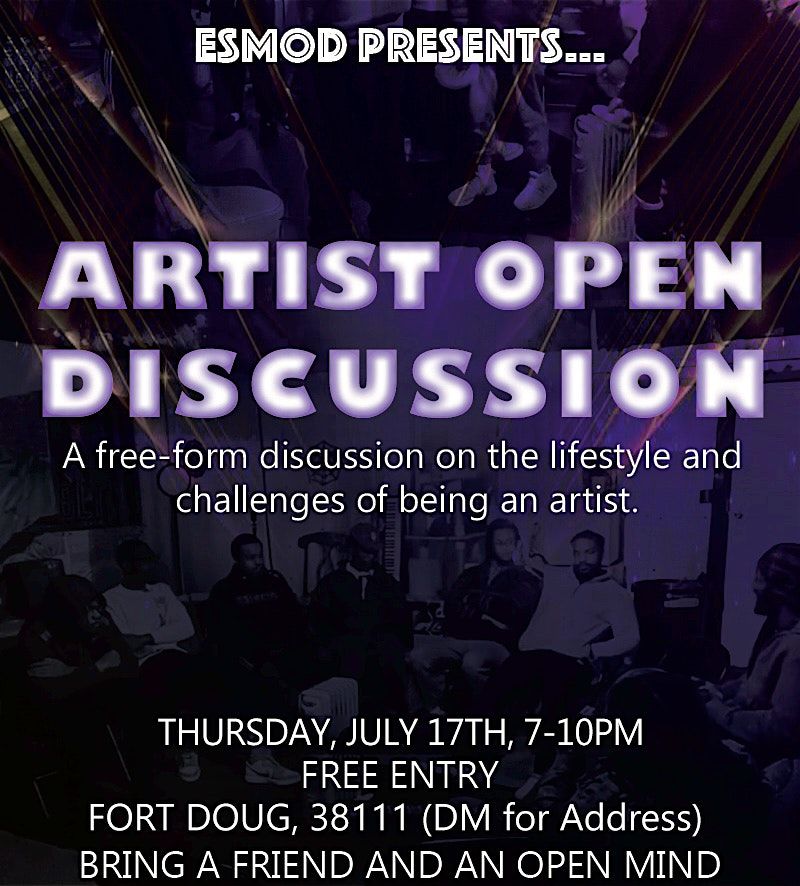 Artist Open Discussion #5 with EsMod, 17 July | Event in Memphis | AllEvents