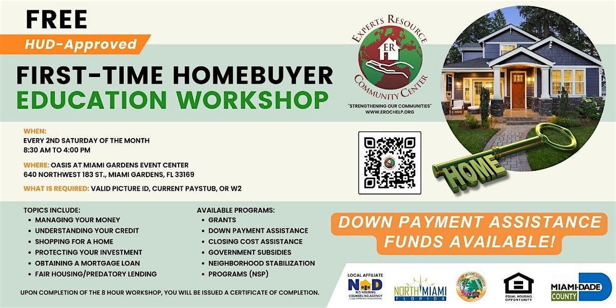 First Time Homebuyer Workshop, 14 June | Event in Miami Gardens | AllEvents