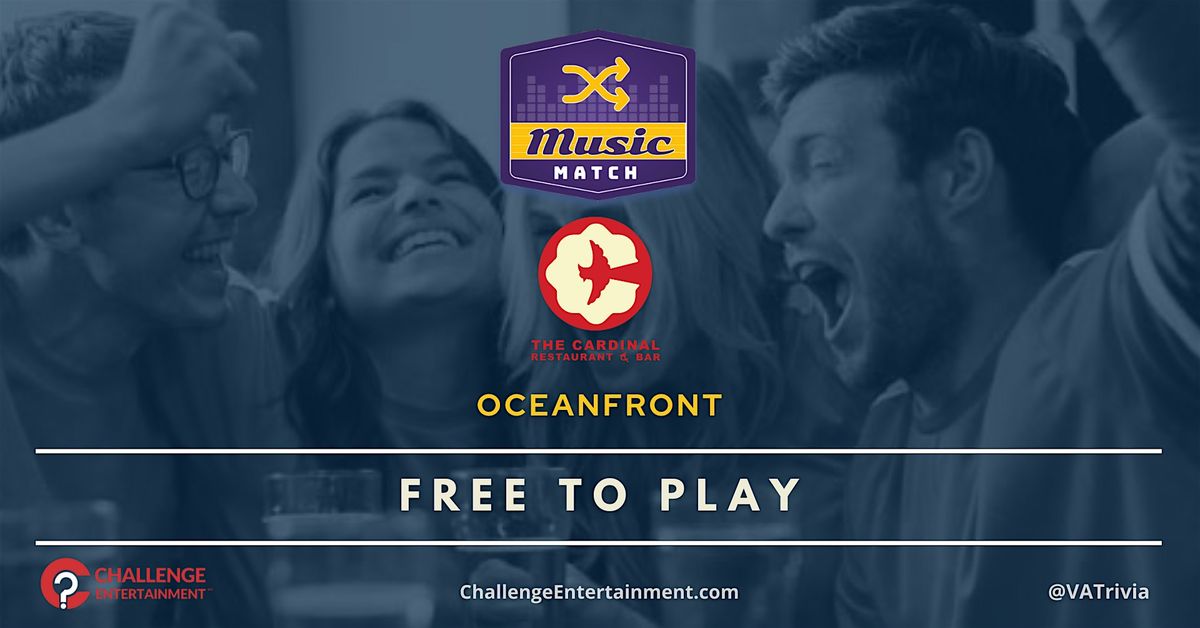 Weekly Music Match Game Nights at The Cardinal Restaurant & Bar Oceanfront, 16 October | Event in Virginia Beach